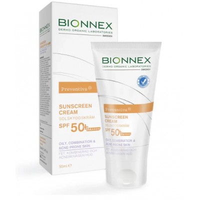 SUNSCREEN CREAM oily, combination  and acne prone skin 50+
