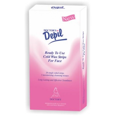 DEPIL COLD WAX STRIPS FOR FACE